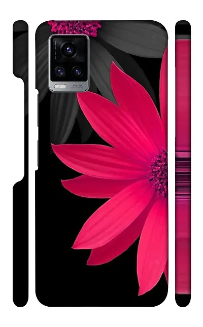 STARSTOKS Premium  Pink Flower  Printed Mobile Back Cover for Vivo V20  Beautiful Designer Case Cover for Your Smartphone