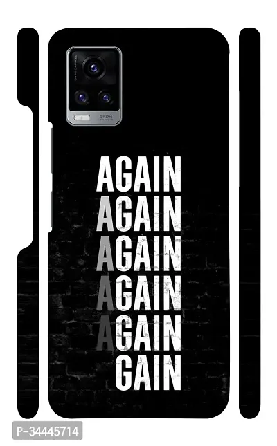 STARSTOKS Premium  Again Quotes  Printed Mobile Back Cover for Vivo V20  Beautiful Designer Case Cover for Your Smartphone