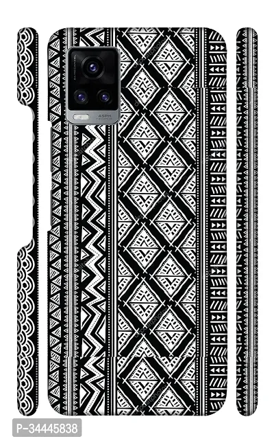 STARSTOKS Premium  Black Tribal Design  Printed Mobile Back Cover for Vivo V20  Beautiful Designer Case Cover for Your Smartphone