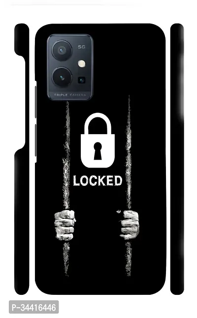 Lock  Printed Mobile Back Cover for Vivo T1 5G  Beautiful Designer Case   Cover for Your Smartphone