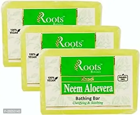 Natural Handmade Soap Neem Bathing Bar  Pack Of 2  250g