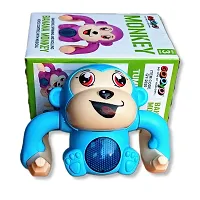Banana Monkey with Musical Toy with Light and Sound Effects and Sensor for Kids-thumb1