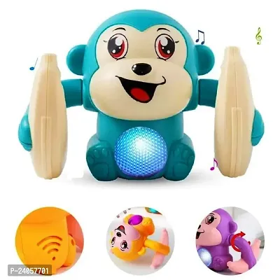 Banana Monkey with Musical Toy with Light and Sound Effects and Sensor for Kids-thumb0