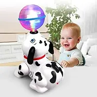 Musical Dancing Dog Toy With Flashing Lights 360Deg; Rotating Puppy Toy - (Dance Dog)-thumb1