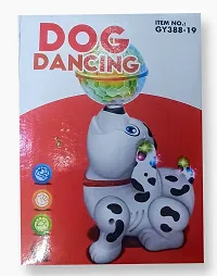 Musical Dancing Dog Toy With Flashing Lights 360Deg; Rotating Puppy Toy - (Dance Dog)-thumb3