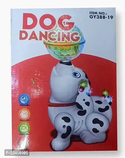 Musical Dancing Dog Toy With Flashing Lights 360Deg; Rotating Puppy Toy - (Dance Dog)-thumb4