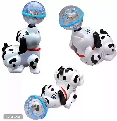 Musical Dancing Dog Toy With Flashing Lights 360Deg; Rotating Puppy Toy - (Dance Dog)-thumb5