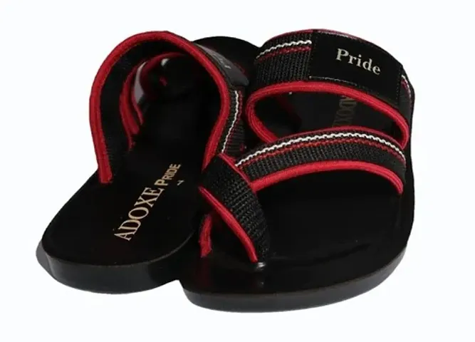 Comfortable Multicoloured PU Leather Sandals For Men