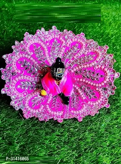 Pink Mirror Elegance for Laddu Gopal Size 0