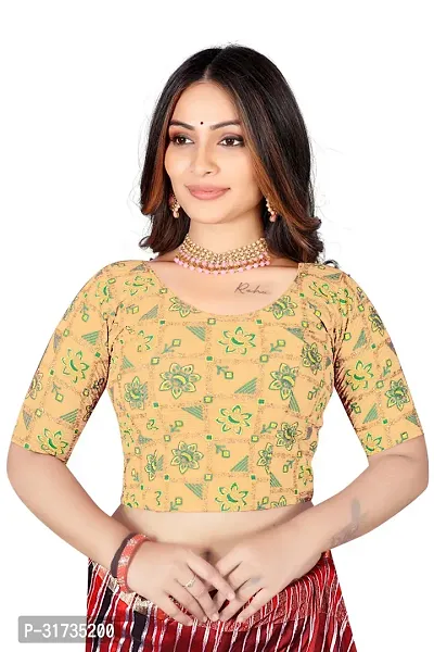 Stylish Lycra Ready Made Blouse For Women