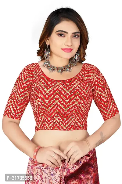 Stylish Lycra Ready Made Blouse For Women