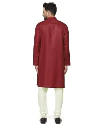 Classic Cotton Solid Kurta Bottom Set for Men-thumb2