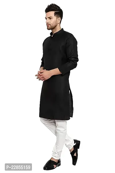 Classic Cotton Solid Kurta Bottom Set for Men-thumb4