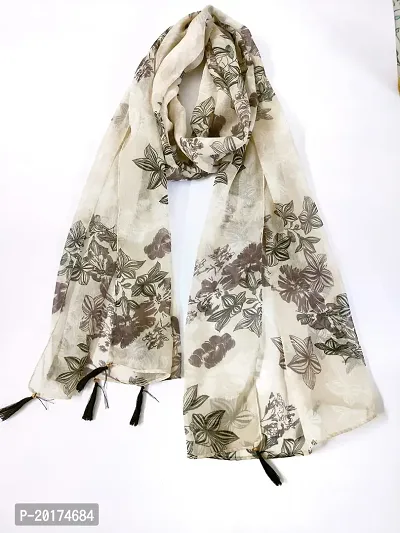 Elite Crepe Printed Stole For Women-thumb0