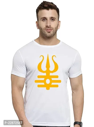 Reliable White Cotton Printed Tshirt For Men