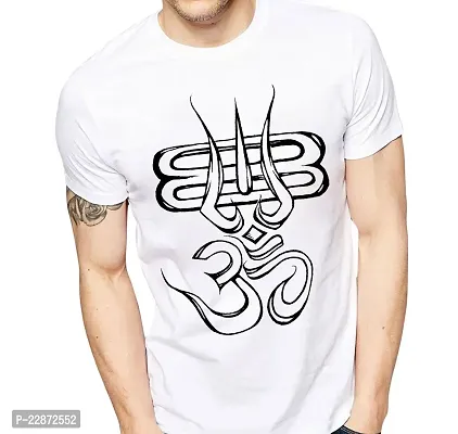 Reliable White Cotton Printed Tshirt For Men