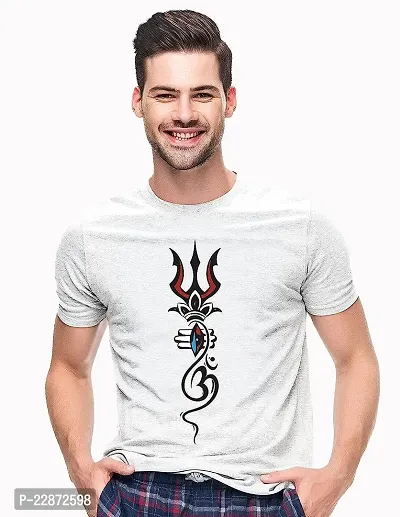 Reliable White Cotton Printed Tshirt For Men