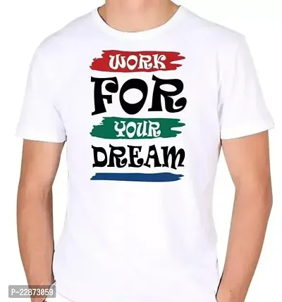 Reliable White Cotton Printed Tshirt For Men