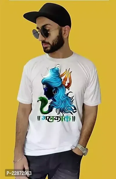 Reliable White Cotton Printed Tshirt For Men