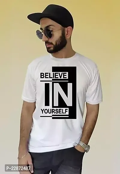 Reliable White Cotton Printed Tshirt For Men