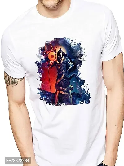 Reliable White Cotton Printed Tshirt For Men