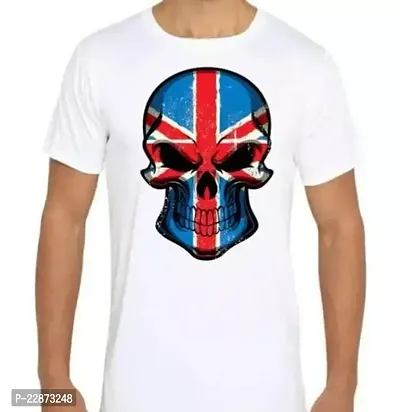 Reliable White Cotton Printed Tshirt For Men-thumb0