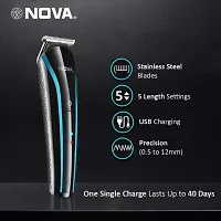 Battery Powered USB Rechargeable and Cordless 60 Minutes Runtime Professional Hair Clipper for Men-thumb3