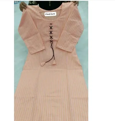 Beautiful Acrylic Striped Kurta For Women