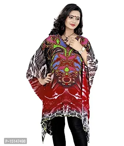 High Street Fashion Style Women's Kaftan (HSFS1015top_Multi_X-Large)-thumb0