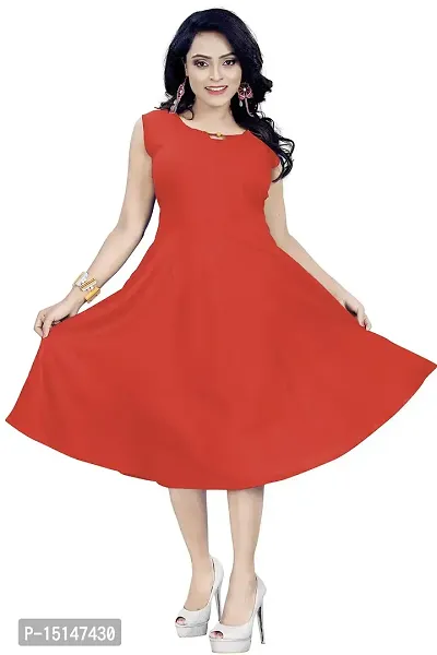 High Street Fashion . Woman's Cotton Red Dress