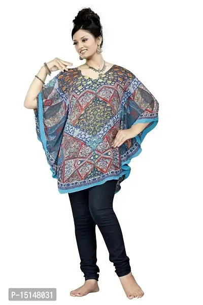 High Street Fashion Style Women's Poly Georgette kaftan