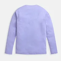 Stylish Purple Cotton Tees For Boys-thumb1