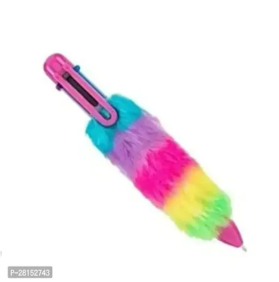 Unicorn Stationery Pen Combo 2 Lipsticks Pen, Water Pen, Mermaid Pen, Fur Pen Pack Of 5-thumb4