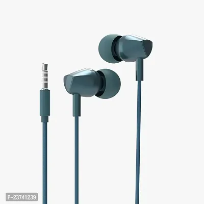 Stylish In-ear Wired - 3.5 MM Single Pin Headphones With Microphone-thumb0