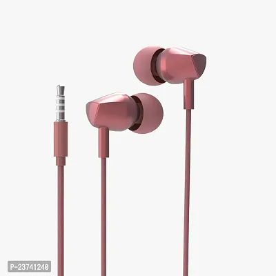 Stylish In-ear Wired - 3.5 MM Single Pin Headphones With Microphone-thumb0