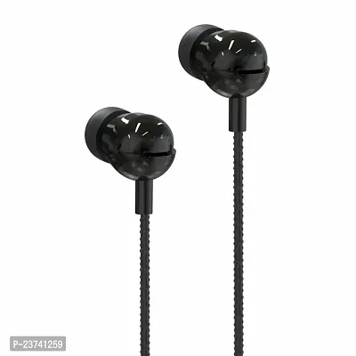 Stylish In-ear Wired - 3.5 MM Single Pin Headphones With Microphone-thumb0