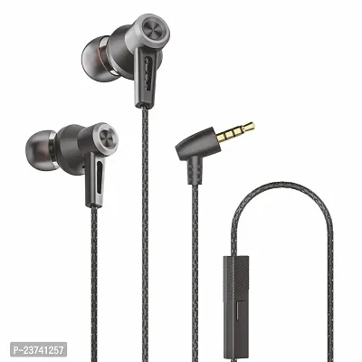 Stylish In-ear Wired - 3.5 MM Single Pin Headphones With Microphone