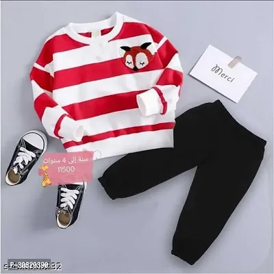 Striped Clothing Set For Boys