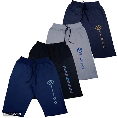 Boys 3/4 Shorts Pack of 4