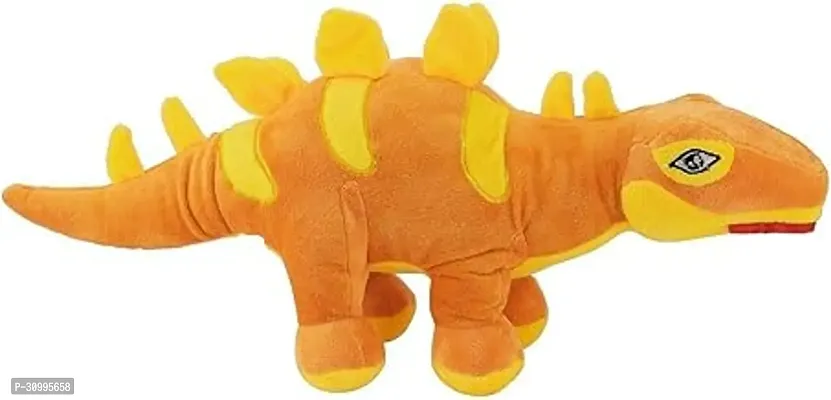 Babyjoys Soft Cartoon Cuddly Large Dinosaur Dragon Plush Toy for Kids (Brown)-53 CM-thumb0