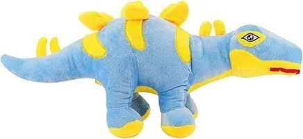 Babyjoys Soft Cartoon Cuddly Large Dinosaur Dragon Plush Toy for Kids 53 Cm (Blue)