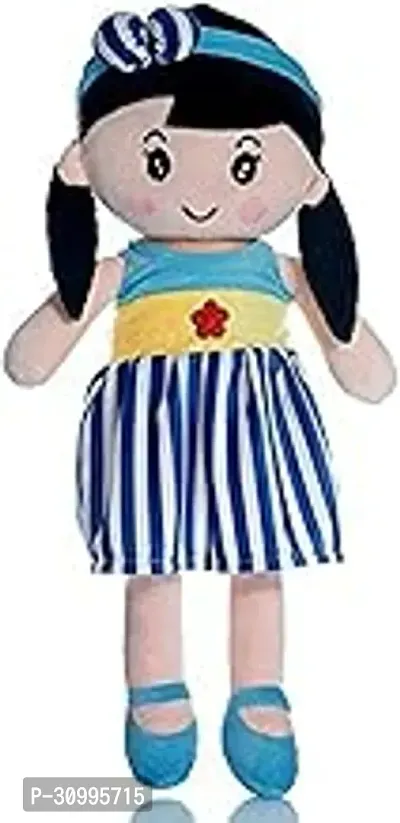 Babyjoys Stuffed Cuddly Plush Doll for Girls of Age 1 Year and Above BLUE-60CM