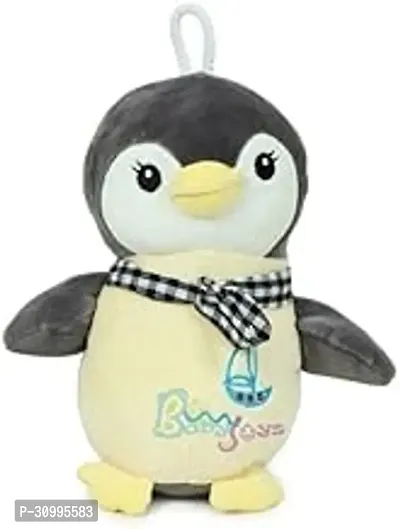 Babyjoys 25 cm Soft Plush Penguin Toys Stuffed Penguin Soft Toys for Girls Kids Boys (Grey)(bjpest7)-thumb0