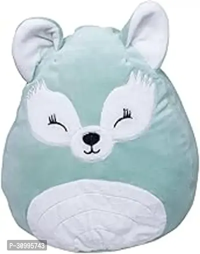 Babyjoys Stuffed Fox Toy Pillow Fox Hug Plush Pillow: Adorable and Cuddly Fox Toy (Grey)