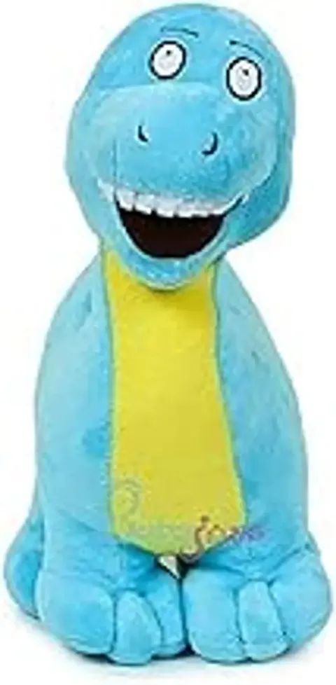 Babyjoys Cartoon Cuddly Small Dinosaur Dragon Colourful Plush Toy Soft Stuffed for Kids (30 cm Blue)(bjdino1)