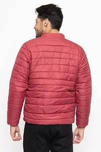 Amdy Men Nylon Jacket Full-Sleeved Winter Jacket with Hood-thumb1