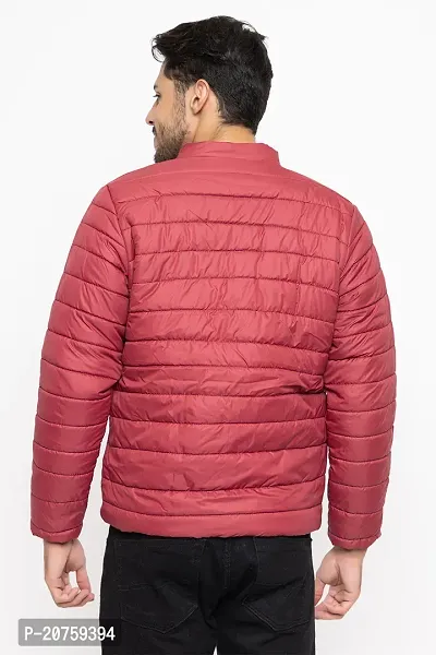 Amdy Men Nylon Jacket Full-Sleeved Winter Jacket with Hood-thumb2