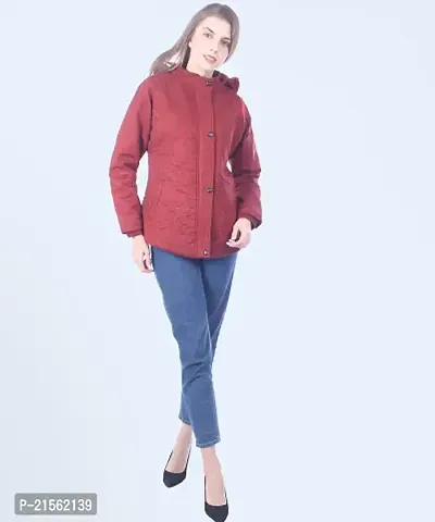 Nylon Solid Puff Jackets