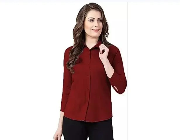 Lappy Fashion Rayon Fabric Casual, Formal Shirt for Women, Office Wear Gril's Shirt (S to 3XL)