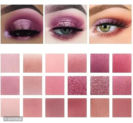 NUDE EYE Shadow palette with ROSE GOLD Eye shadow palette combo-thumb2